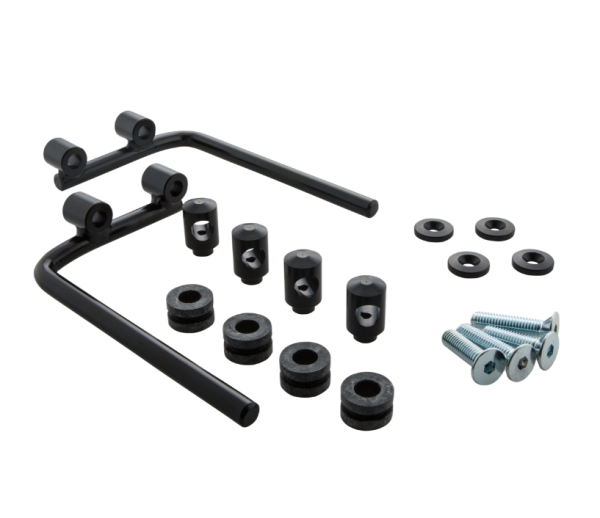 Matériel de montage Flyscreen pour Vespa PX 80-200ccm, noir