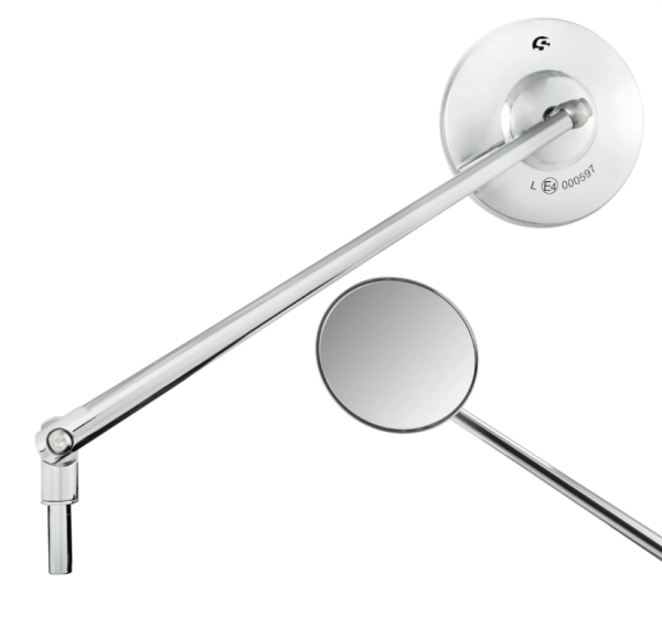 Rétroviseur standard gauche ou droit pour Vespa PX 80-200ccm, chrome