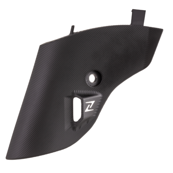 Carénage de fourche ZELIONI pour Vespa Primavera/Sprint/Elettrica 50-150ccm, noir mat anodisé