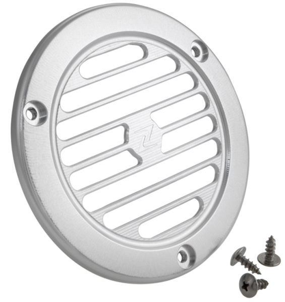 Cache roue de ventilateur vintage pour Vespa Primavera/​Sprint 3V i.e. 125/​150cc 4T AC, argent