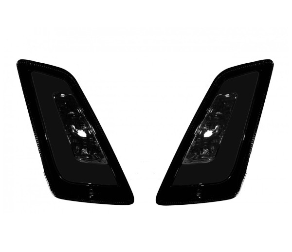 Clignotants LED avant teintés pour Vespa GT, GTL, GTV, GTS 125-300 (2014-2018)