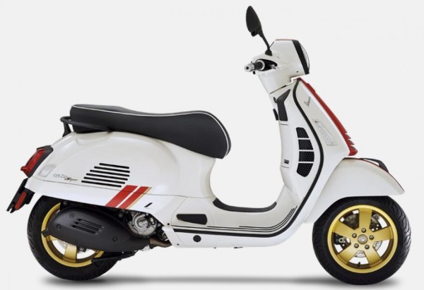 Set déco, Vespa GTS Racing Sixties - rouge