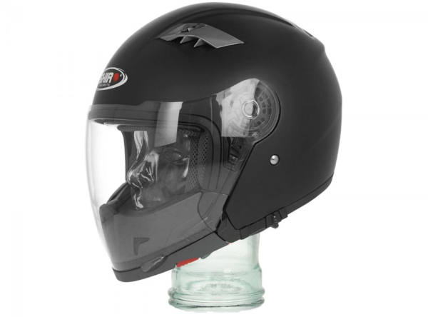 Casque modulaire Shiro, SH414, système, noir mat