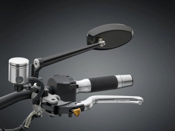 Rétroviseur RIZOMA "DYNAMIC" gauche ou droit pour Vespa, noir anodisé