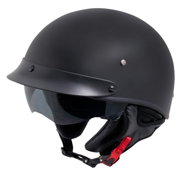 Germot casque jet GM 20, noir mat, testé DOT