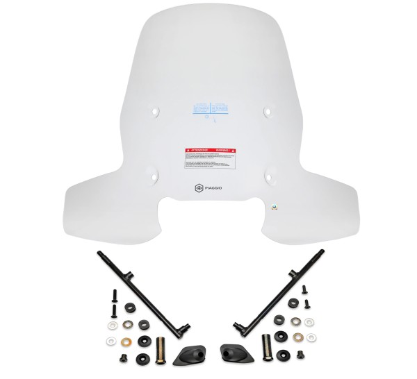 Pare-brise Urban clair avec support pour Beverly HPE