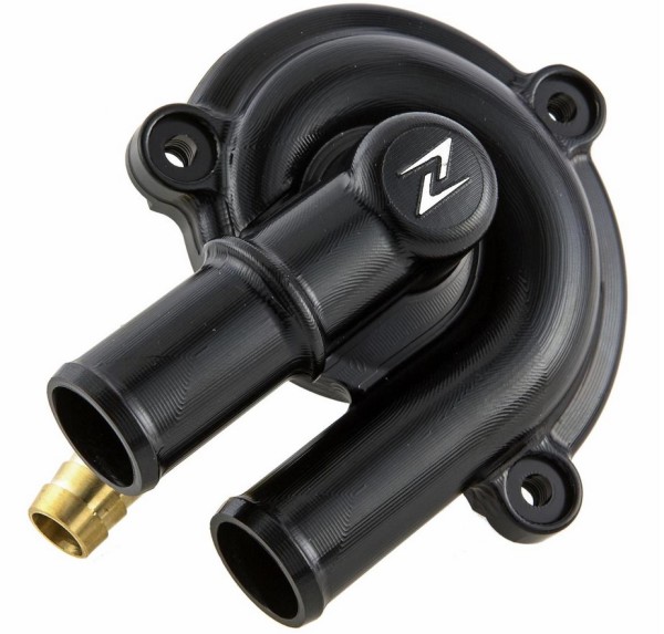 Couvercle de pompe à eau pour Vespa GTS/​GTS Super/​GTV/​GT 60/​GT/​GT L 125-300ccm 4T LC, noir