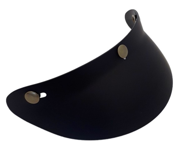 Visière Helmo Milano pour casque Audace, noir mat