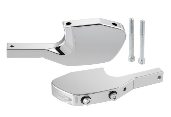 Adaptateur repose-pieds passager pour Vespa GTS/​GTS Super/​GTV/​GT 60/​GT/​GT L 125-300ccm, chromé