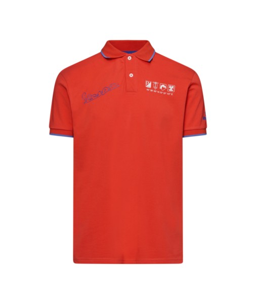 Polo Vespa orange «Flame», collection DEC