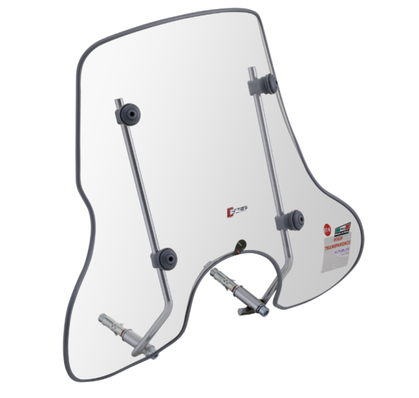 Pare-brise FACO 4 saisons pour Vespa ET2/ET4 50-150ccm, clair