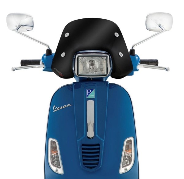 Flyscreen ERMAX Piccolo pour Vespa S 50-150ccm, teinté noir