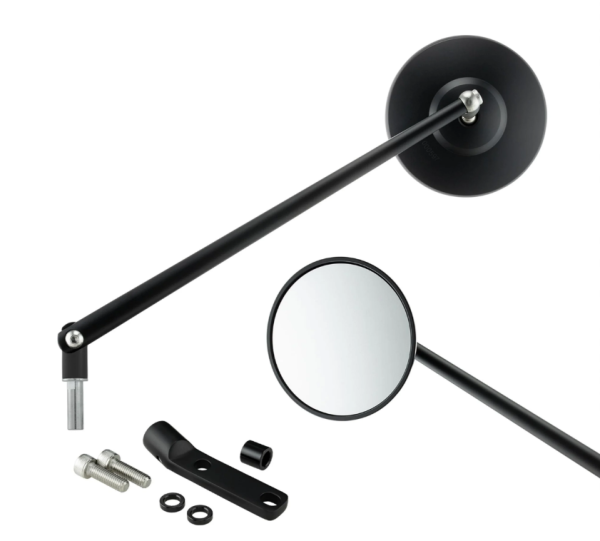 Rétroviseur standard gauche ou droit pour Vespa PX 80-200ccm, noir