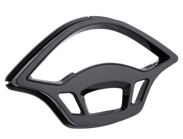 Lunette de compteur de vitesse à l'intérieur pour Vespa Primavera/​Sprint 50-150ccm, noir brillant