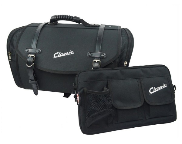 Set de sacoches Classic pour Vespa, noir