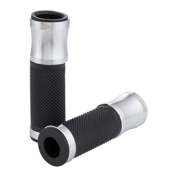 Poignées Zelioni chrome pour Vespa ET/​LX/​LXV/​S/​Primavera/​Sprint 50-150ccm