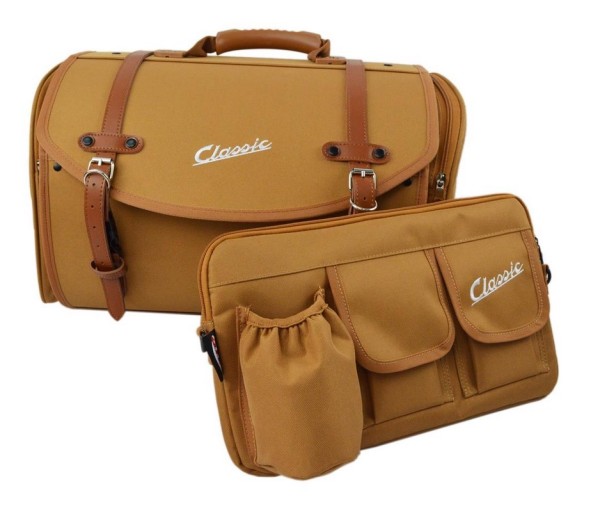 Set de sacs Classic pour Vespa, marron
