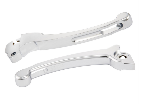 Kit levier sport embrayage/frein pour Vespa PX 125-200cc, HBZ Grimeca, droite/gauche, chromé