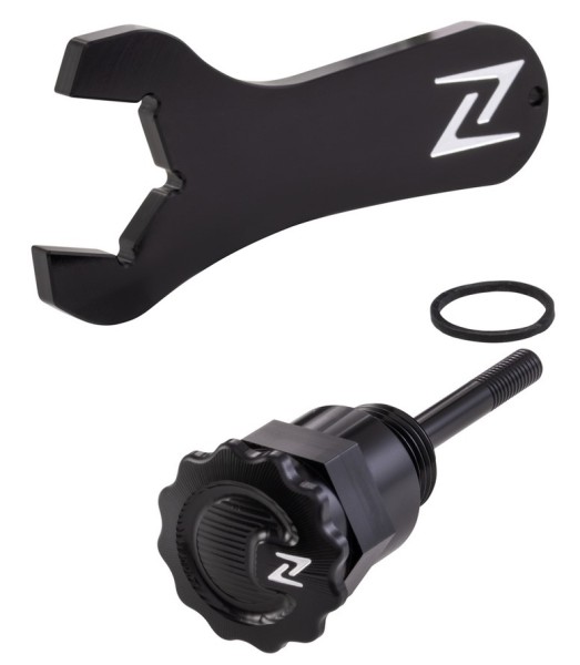 Vis de remplissage d'huile moteur "Vintage" pour Vespa, noir