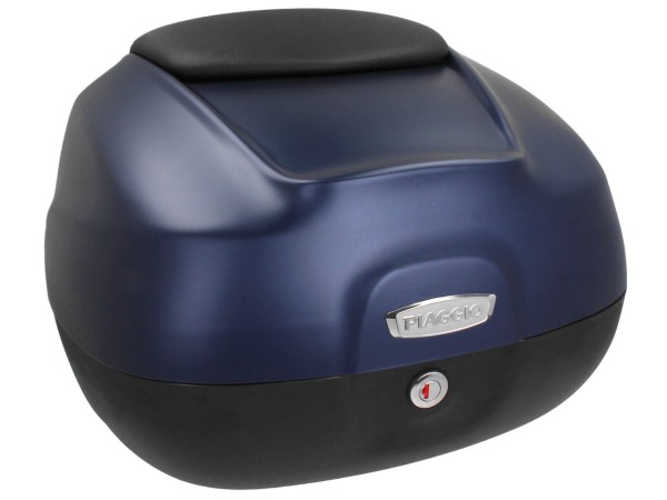 Top case 37 L avec dossier pour Piaggio Beverly 300/350 (16-20) - blue planet mat opaco 290/A