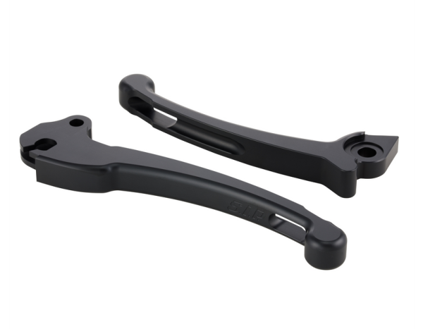 Kit levier sport embrayage/frein pour Vespa PX 125-200cc, HBZ Grimeca, droite/gauche, noir mat
