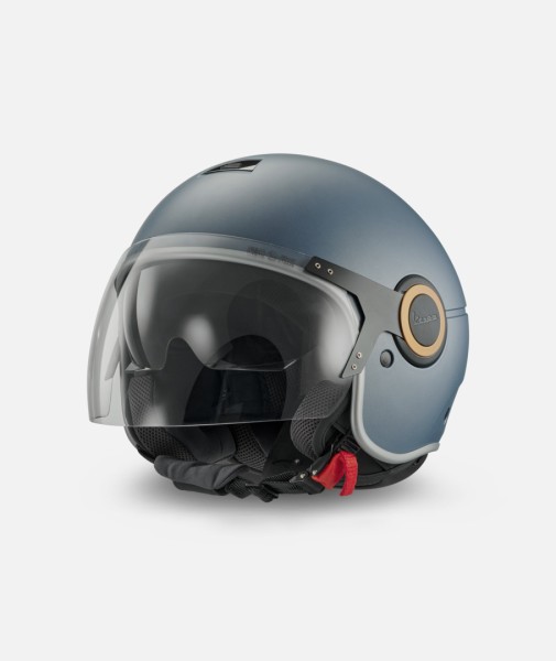 Casque intégral Vespa Officina 8 bleu mat - M