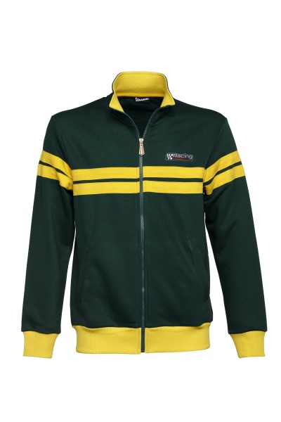 Veste sweat Vespa, Racing Sixties 60s vert / jaune