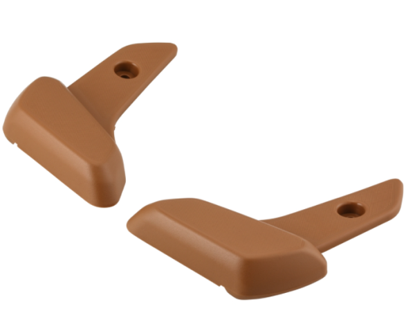 Repose-pieds marron clair gauche/droit pour Vespa Primavera/​Sprint 50-150ccm, plastique