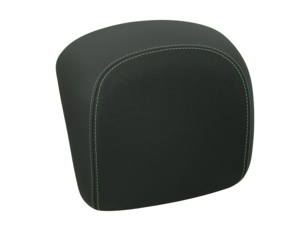 Dossier d'origine pour top-case Vespa GTS/GTV - noir, coutures vertes