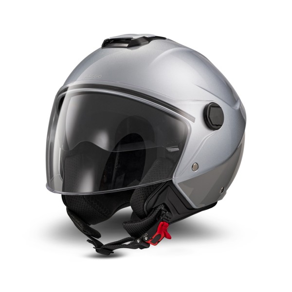 Casque intégral Piaggio Demi Jet UL01 gris brillant