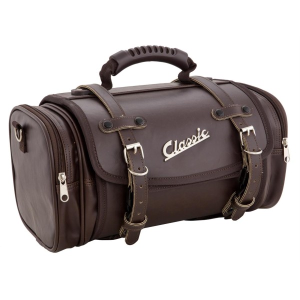 Sac "Classic" petit pour Vespa - marron foncé, simili cuir