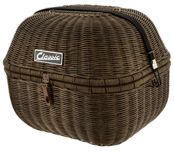 Panier à bagages Classic pour Vespa, marron foncé
