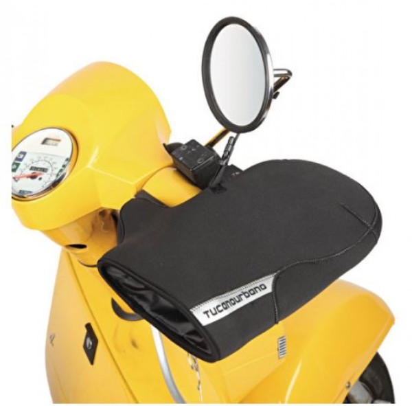Manchons de guidon, pour Vespa LX, S, LXV, PX, PK, ET2 & ET4 avec barre de protection, noir Tucano Urbano