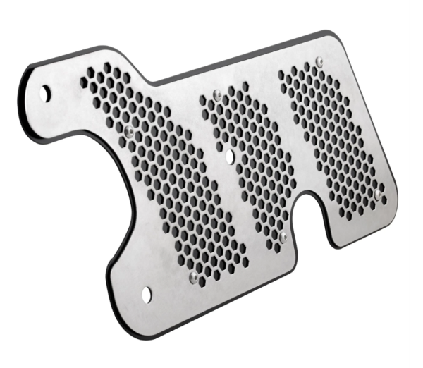 Pot d'échappement bras oscillant pour Vespa GTS/GTS Super 125/150ccm 4T LC iGet (Euro4), noir/argenté