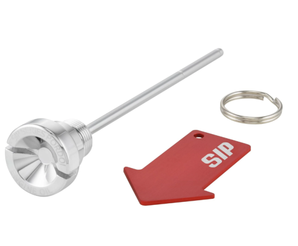 Bouchon de remplissage d'huile moteur pour Vespa LX/S 3V i.e. 125-150ccm 4T AC, chrome