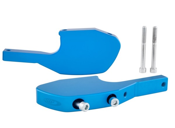 Adaptateur repose-pieds passager pour Vespa GTS/​GTS Super/​GTV/​GT 60/​GT/​GT L 125-300ccm, bleu mat