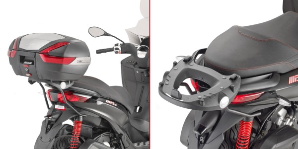 Porte-topcase pour valises Monokey pour Piaggio MP3 Givi