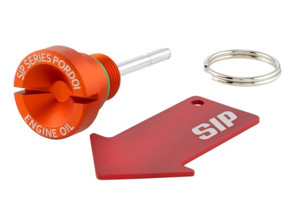 Vis de remplissage d'huile moteur pour Vespa, orange mat