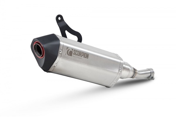 Echappement sport Scorpion "Red Power" argent pour Vespa GTS/​GTS Super/​GTV 300ccm HPE (`20-) Euro 5