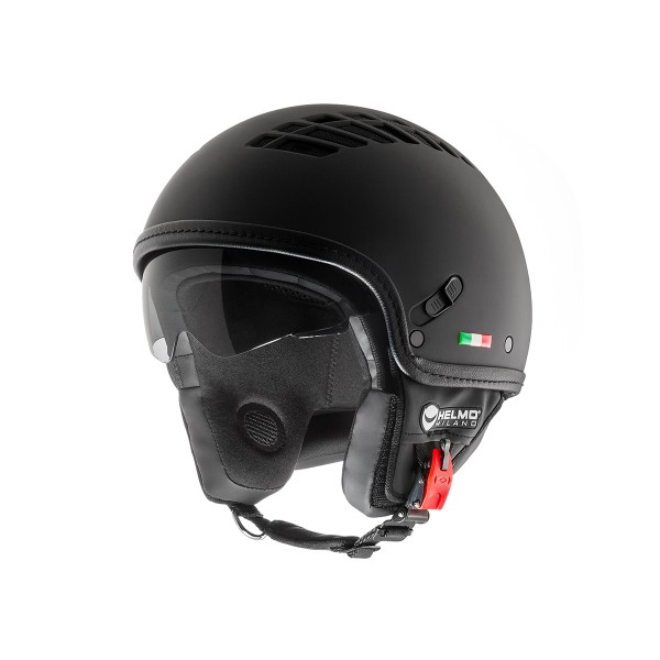 Helmo Milano Demi Jet, ViaColVento, noir mat