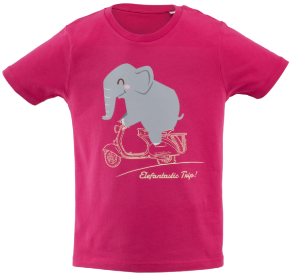 T-shirt enfant "Elefantastic Trip!", rose