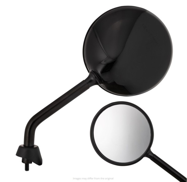 Miroir Shorty, noir brillant, droite et gauche pour Vespa GTS /​ GTS Super HPE 125/​300 ('19-)