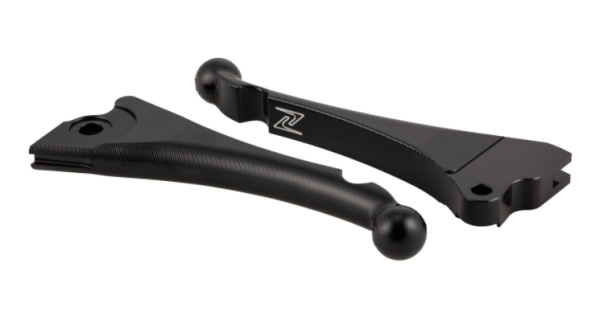 Jeu de leviers sport frein "Shorty 3D" gauche/droit pour Vespa LX/​LXV/​S/​Primavera/​Sprint, noir