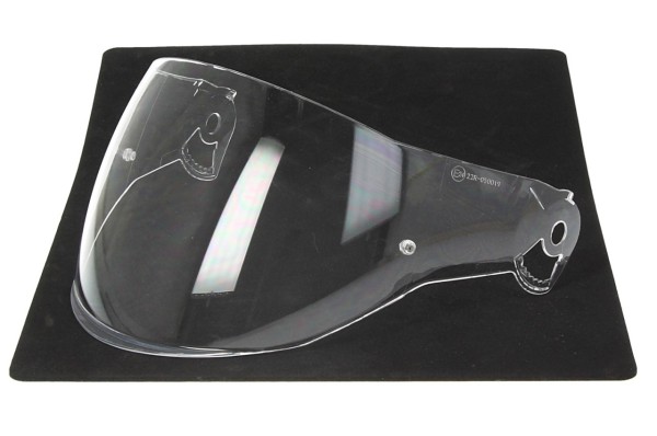 Visière Helmo Milano pour Oscuro, transparente, anti-rayures, anti-buée