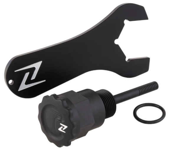 Bouchon de remplissage d'huile moteur, carter d'huile ZELIONI Vintage pour Vespa, noir mat