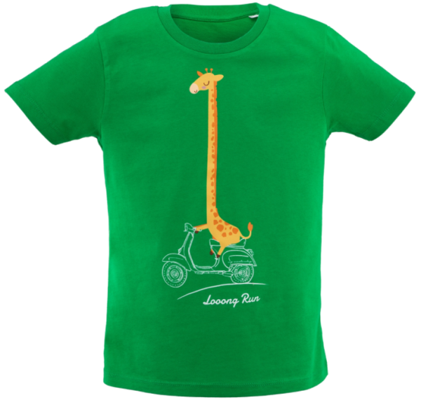 T-shirt "Looong Run" pour enfants, vert