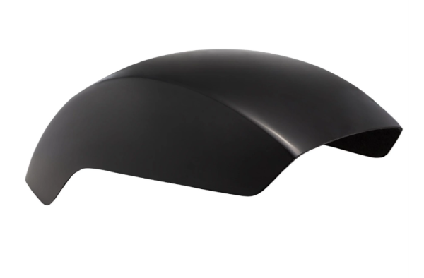 Aile EVO II pour Vespa PX 80-200ccm, GFK, petite, noire