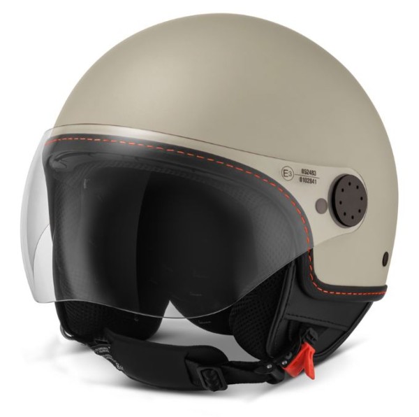 Casque intégral Vespa, visière longue Vespa, beige (598) - S