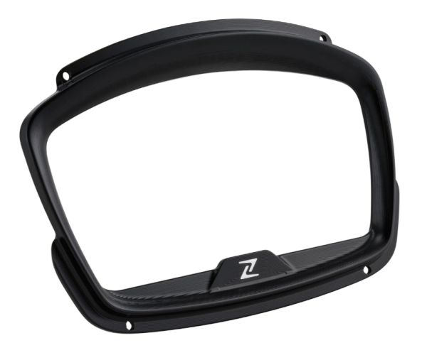 Anneau décoratif compteur de vitesse pour Vespa GTS Supertech HPE 125/​300 ('19-), noir brillant