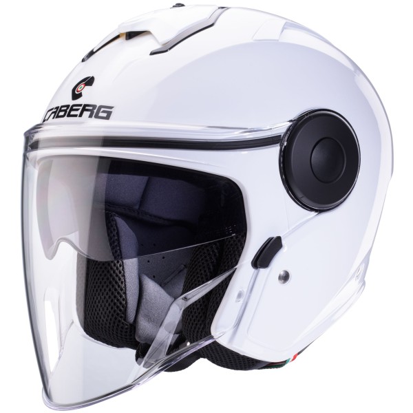Caberg casque Soho blanc métallisé
